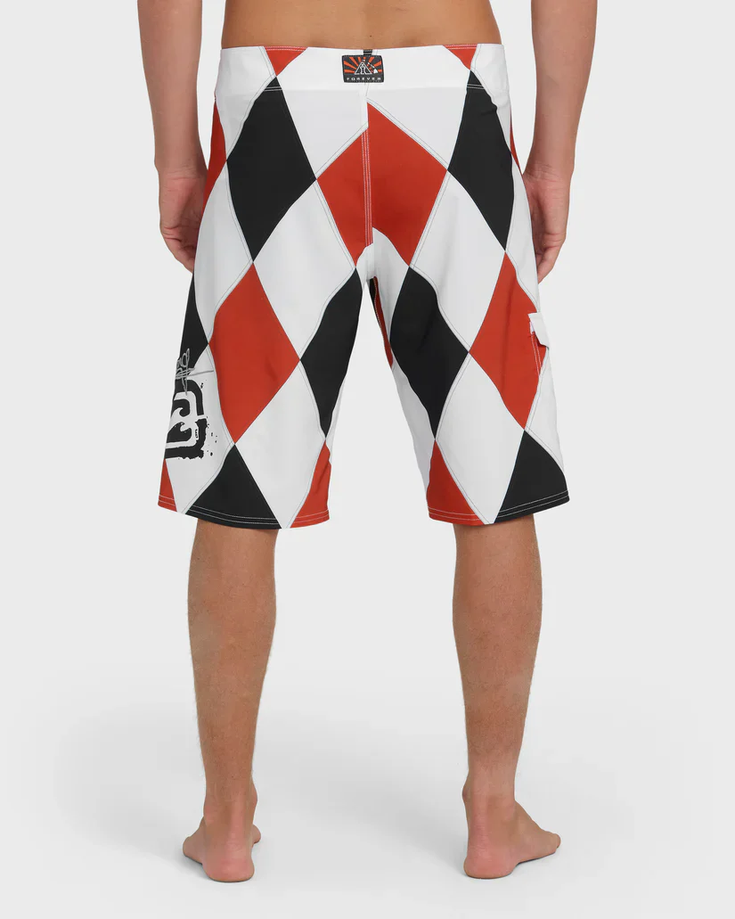 BILLABONG A.I. DIAMONDS PRO BOARDSHORT - TRUE RED (TRR) - Image 3
