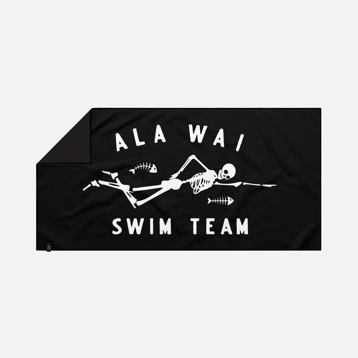 SLOWTIDE ALA WAI SWIM TEAM QUICK DRY TOWEL - BLACK