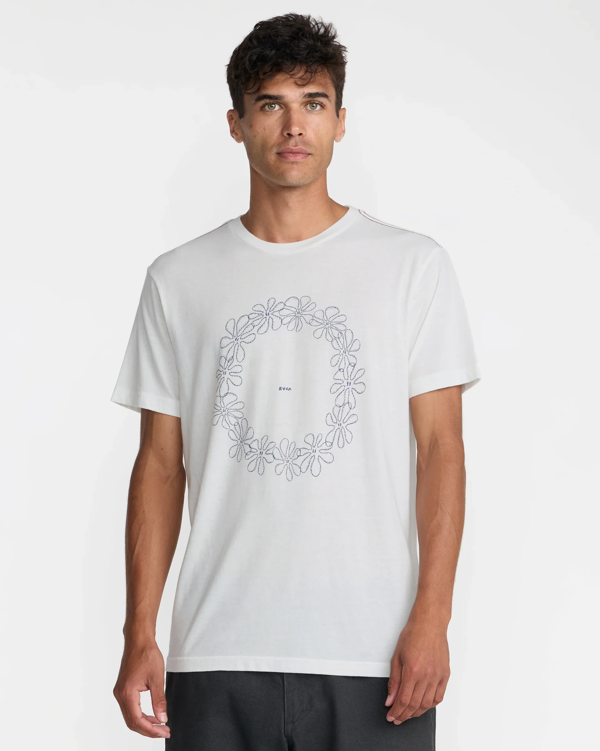 RVCA BRYCE LEI TEE - ANTIQUE WHITE (ANW)