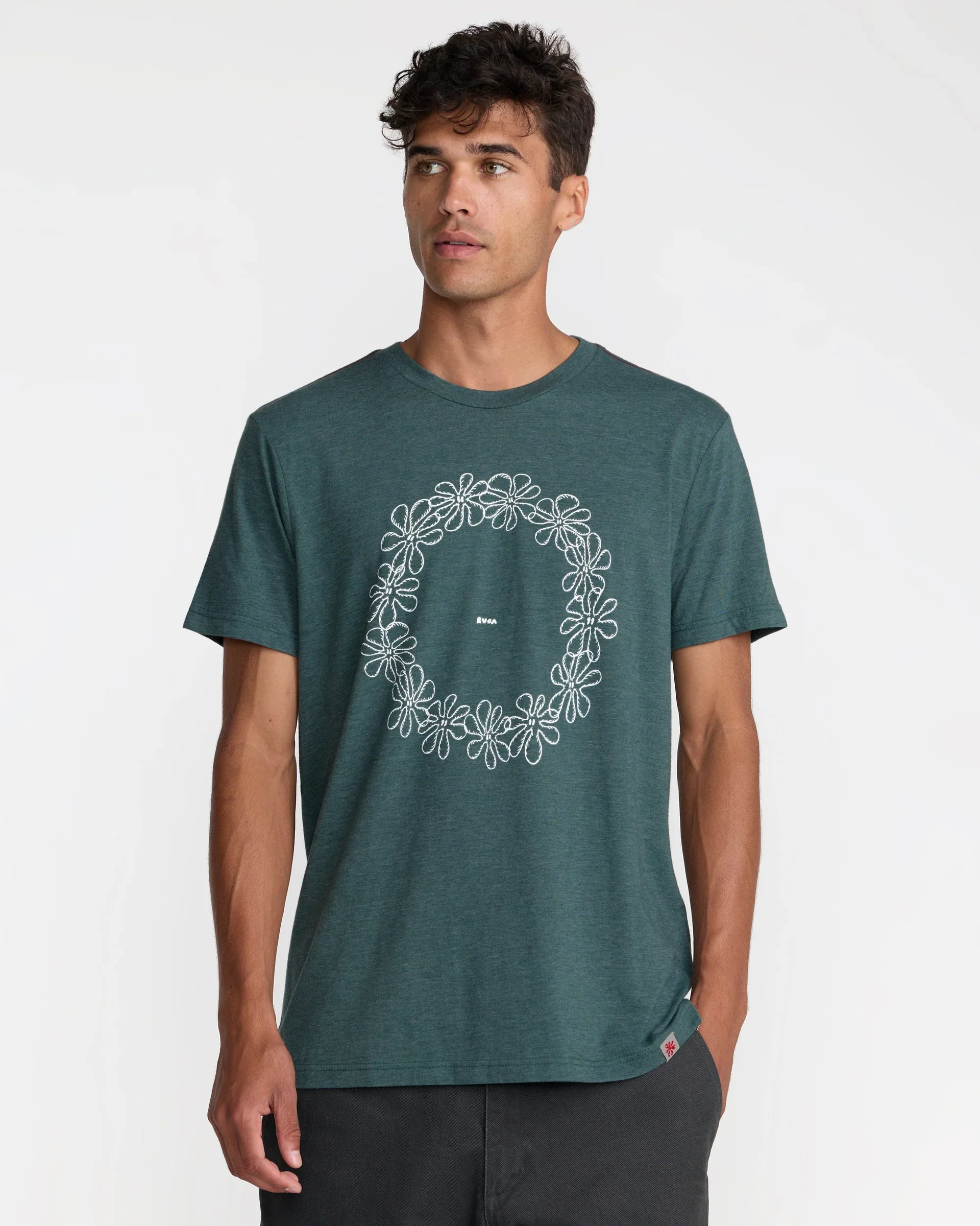 RVCA BRYCE LEI TEE - BALSAM GREEN (ABG)