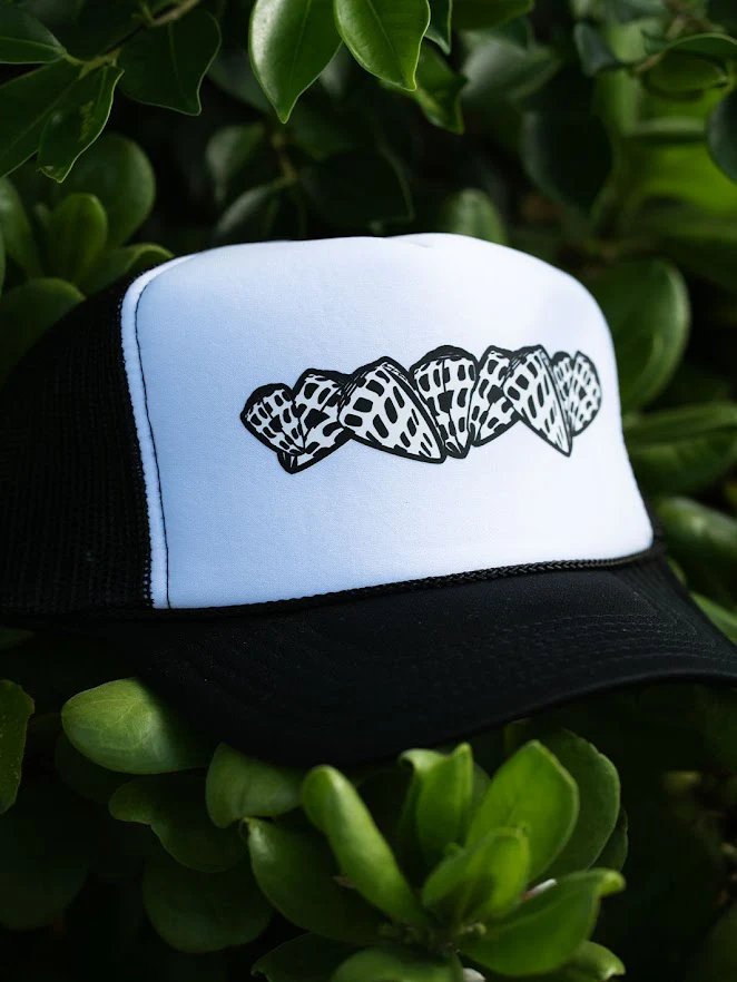 HIC CROWN SHELL TRUCKER HAT - BLK/WHT - Image 2