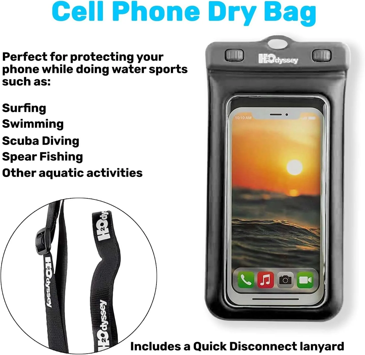 H2ODYSSEY FLOATING PHONE POUCH - BLUE - Image 3