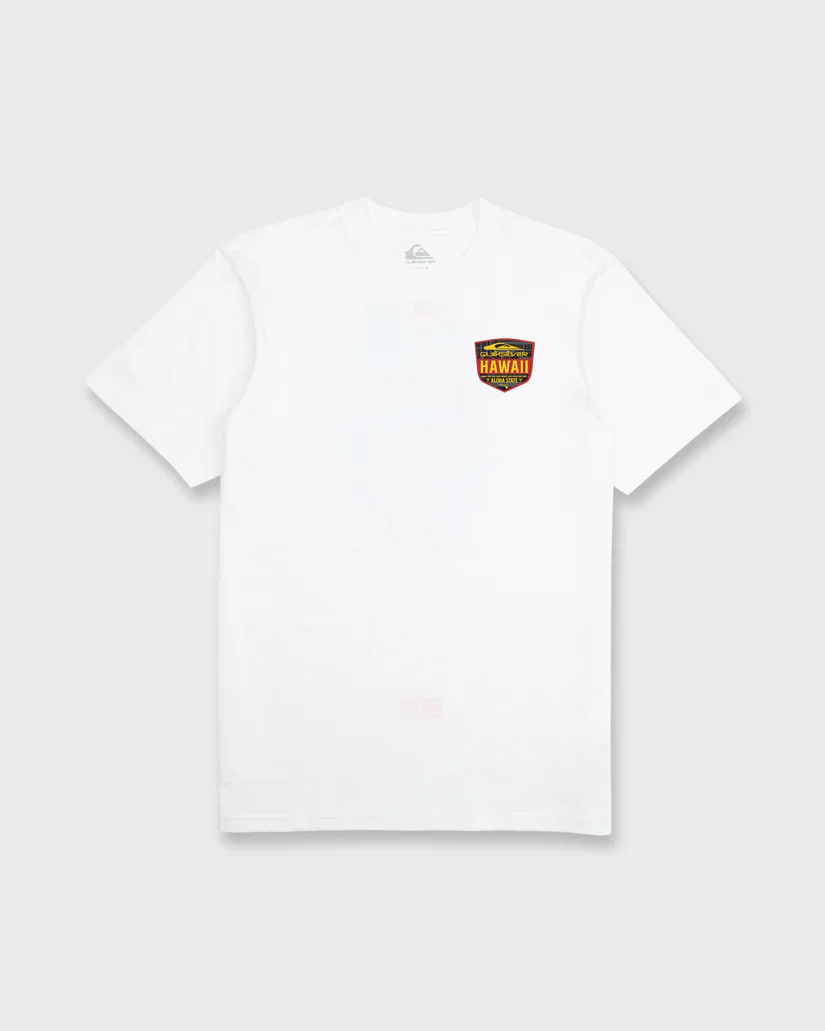 QUIKSILVER HAWAII SHIELD TEE - WHITE - Image 2