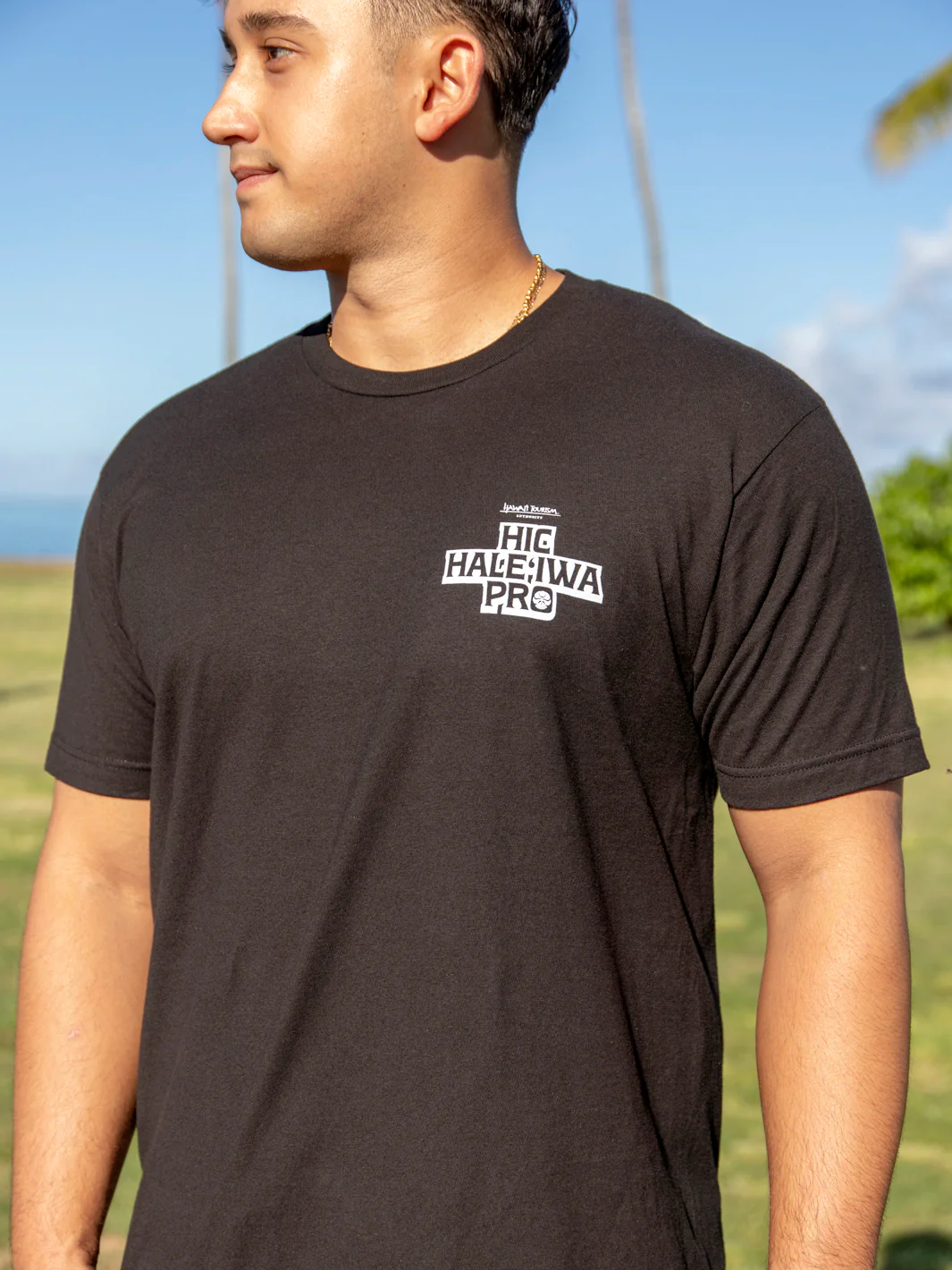 HIC HALEIWA PRO 2025 TEE - BLACK - Image 2