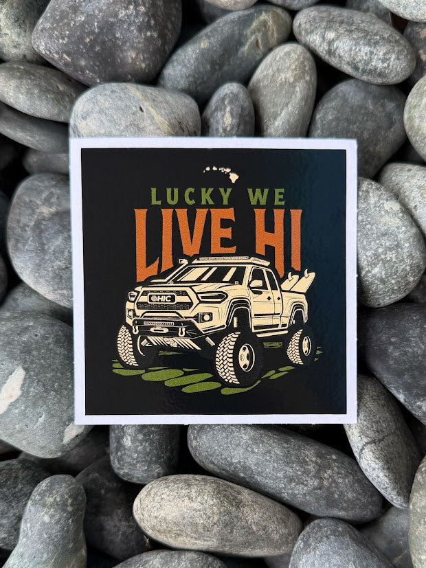 HIC LUCKY LIVE HI 3.5 STICKER