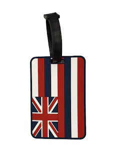 HIC HAWAIIAN FLAG LUGGAGE TAG