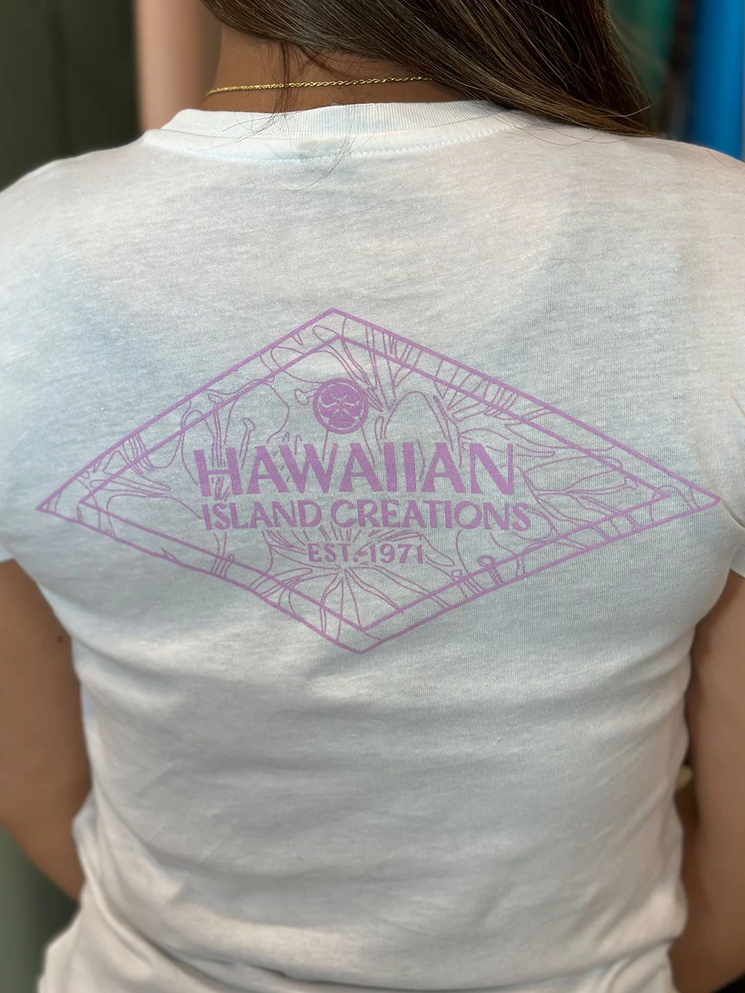 HIC PUA THREADS BF WOMENS TEE - WHITE