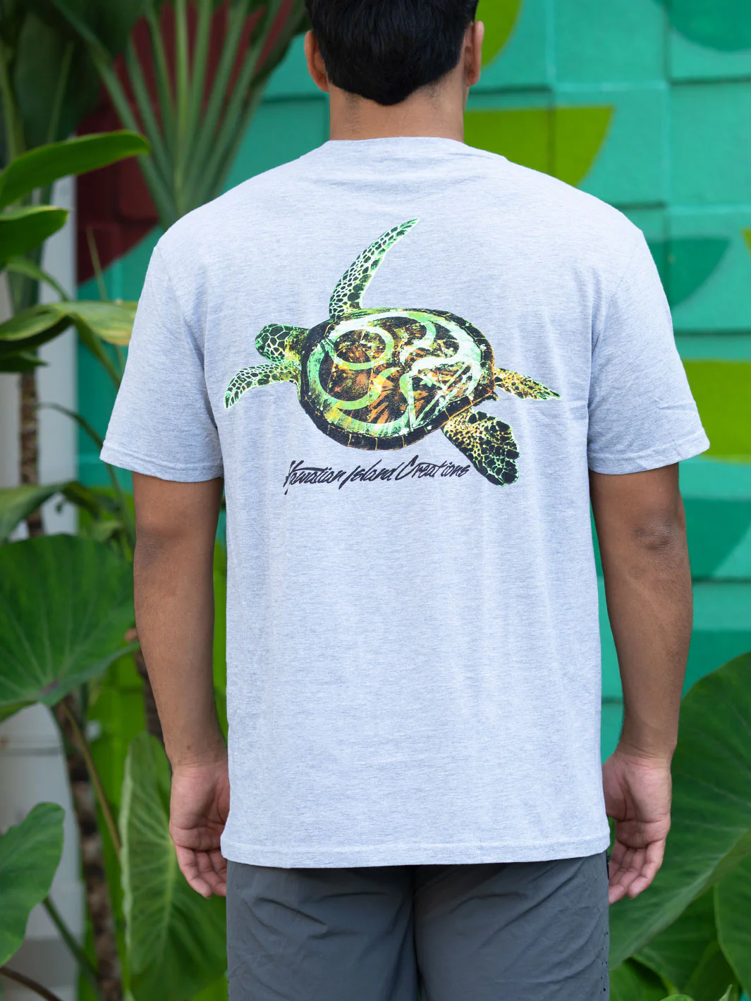HIC HONU DRIVE TEE - HEATHER GRAY