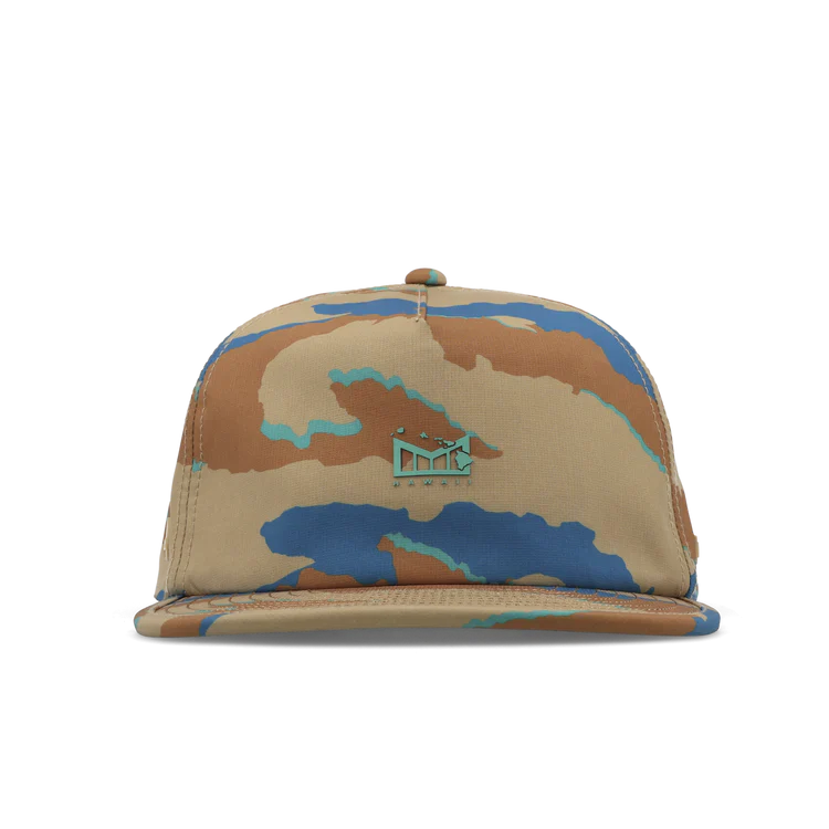 MELIN HYDRO EAGLE ISLANDS SNAPBACK HAT - SAND CAMO - Image 4