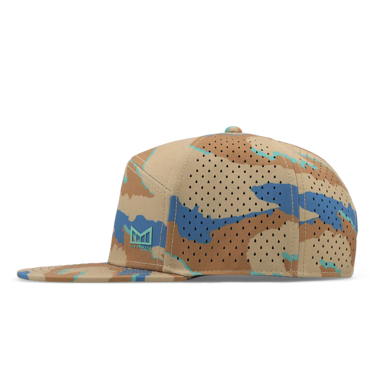 MELIN  HYDRO TRENCHES ISLANDS SNAPBACK HAT - SAND CAMO - Image 3