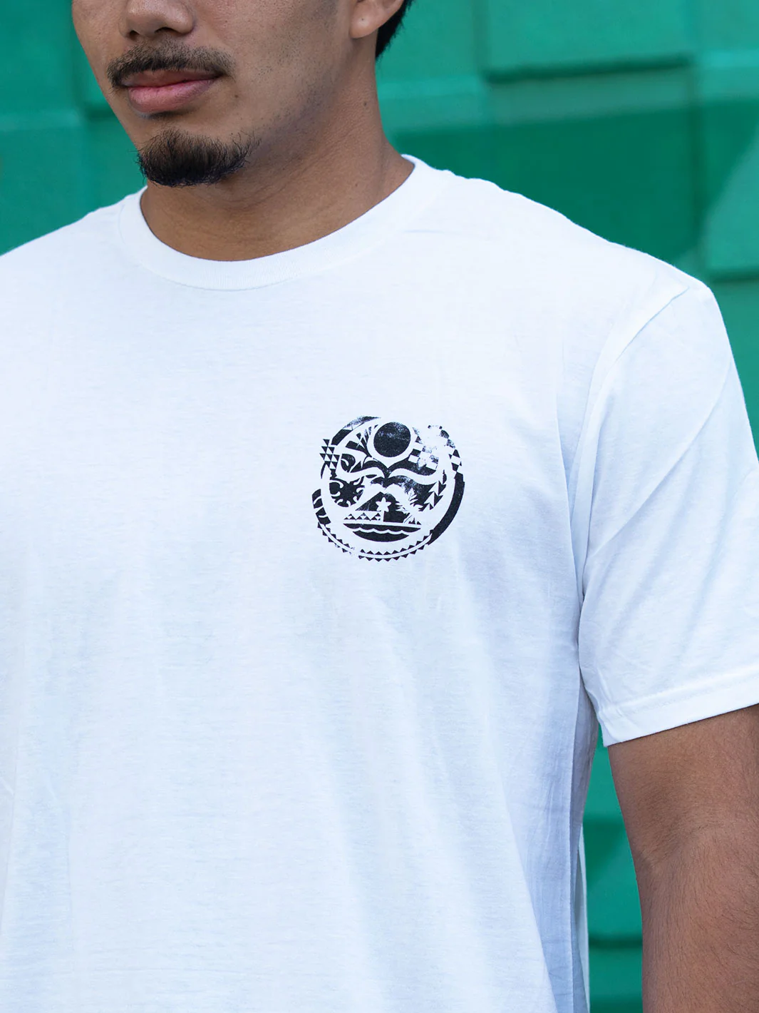 HIC IKAIKA DOT TEE - WHITE - Image 2