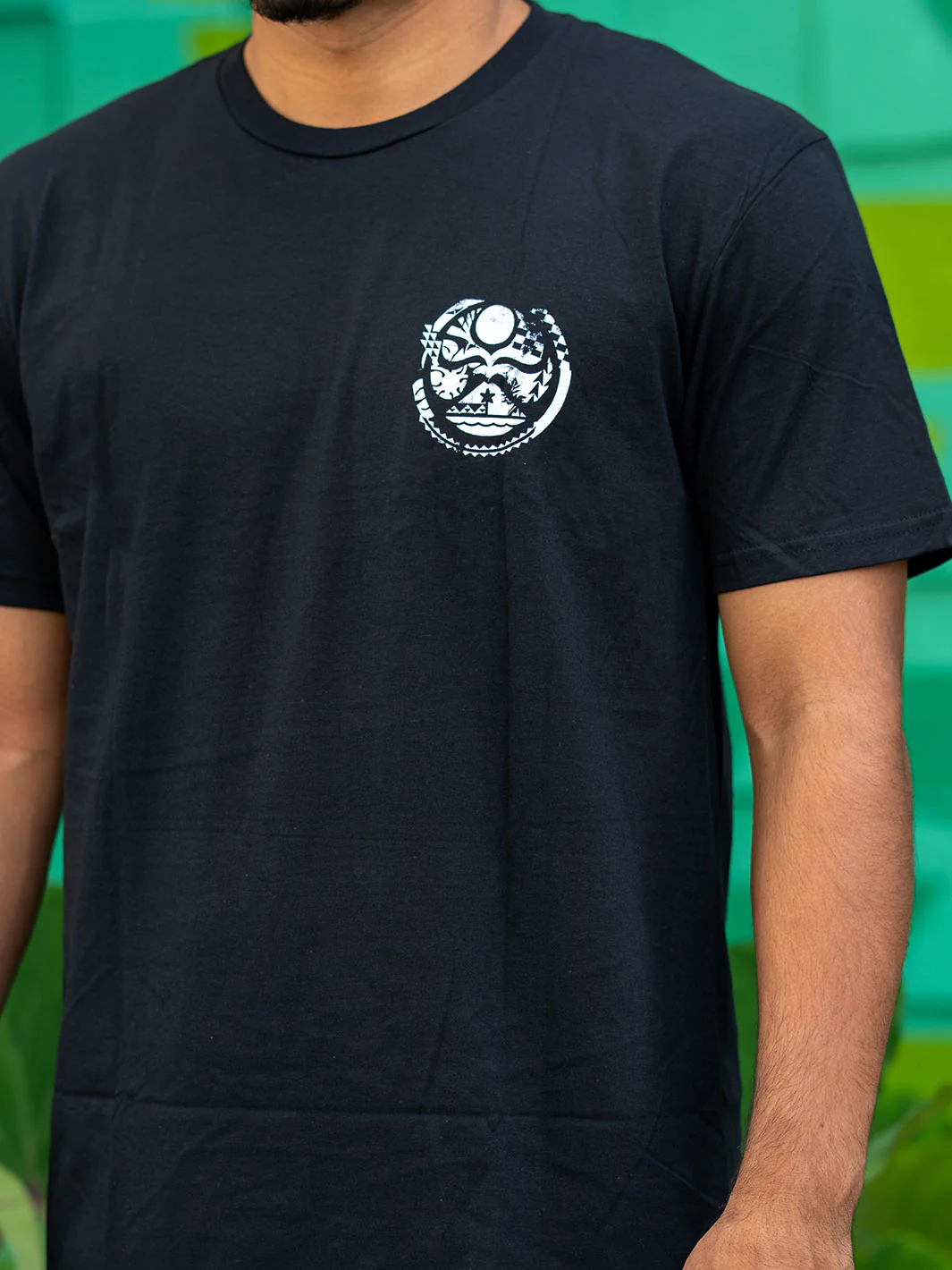 HIC IKAIKA DOT TEE - BLACK - Image 2