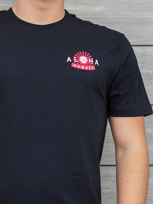 HIC IWA SUN BURST TEE - BLACK - Image 2