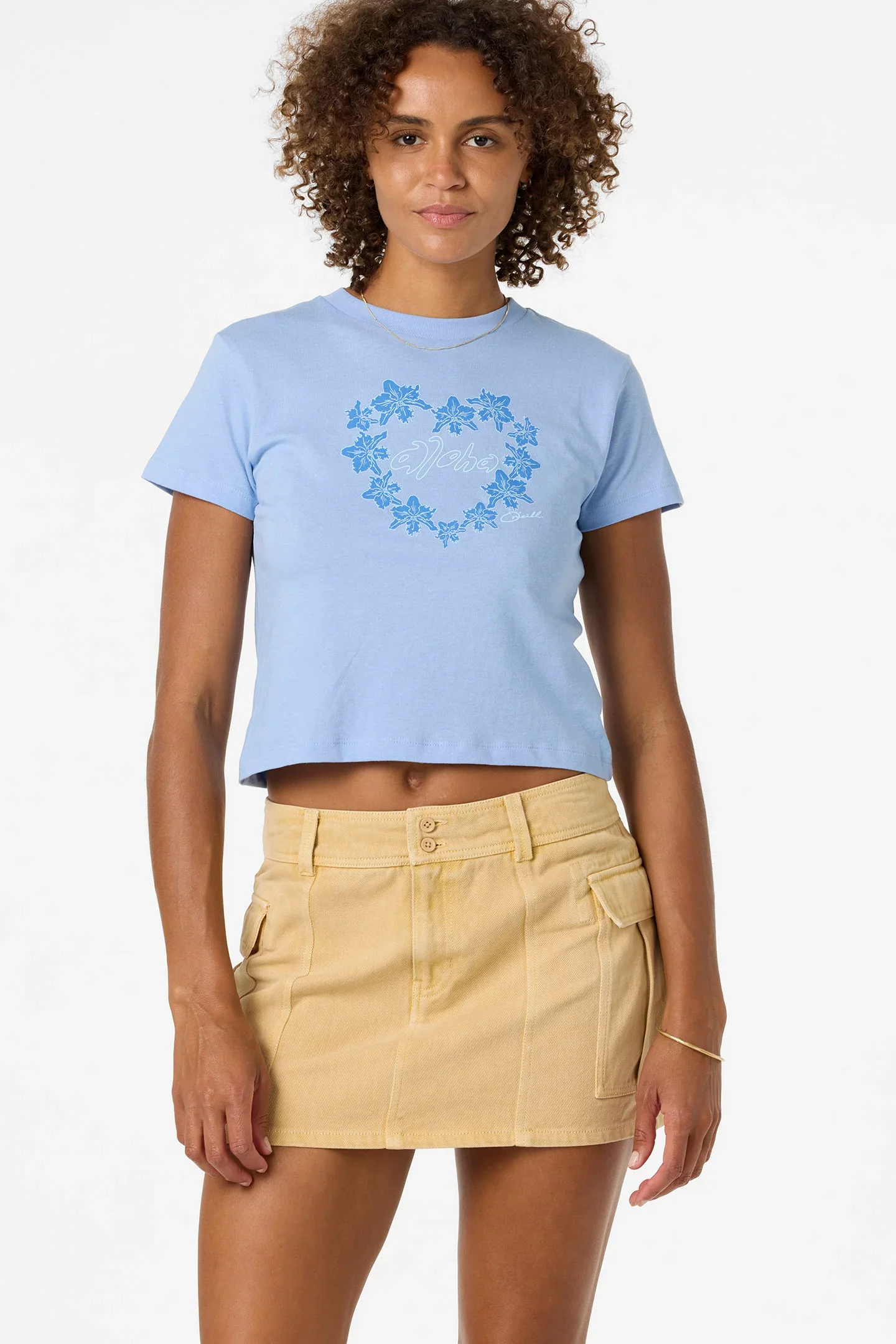 O'NEILL LEAH HAWAII FITTED WOMENS TEE - (BGLS)