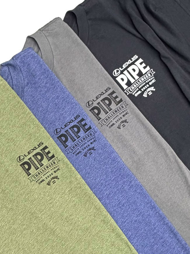 LEXUS PIPE CHALLENGER 2026 BIG BRADDAH TEE - NAVY HEATHER - Image 4