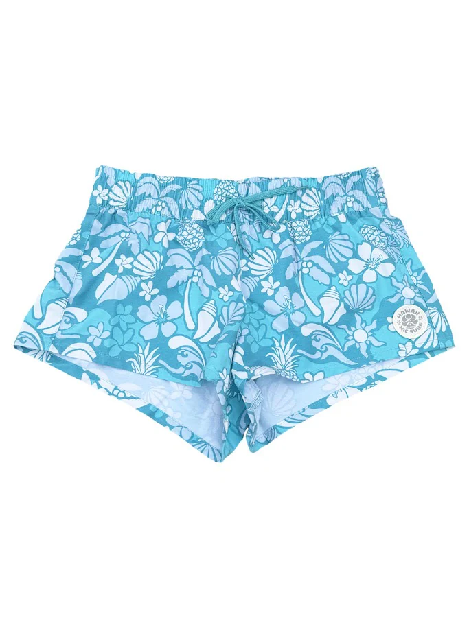 HIC LUCIA WOMENS BOARDSHORTS - AQUA