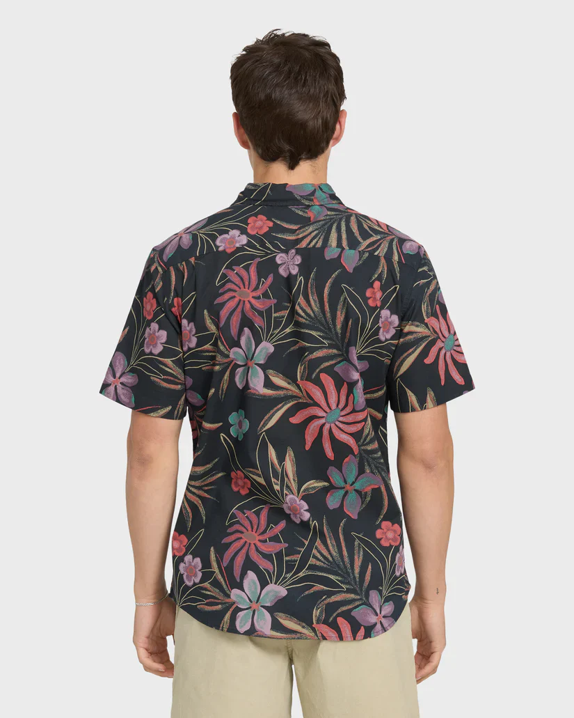 QUIKSILVER PEARLRIDGE CLASSIC BUTTON DOWN WOVEN SHIRT - TOTAL ECLIPSE (TOE) - Image 2