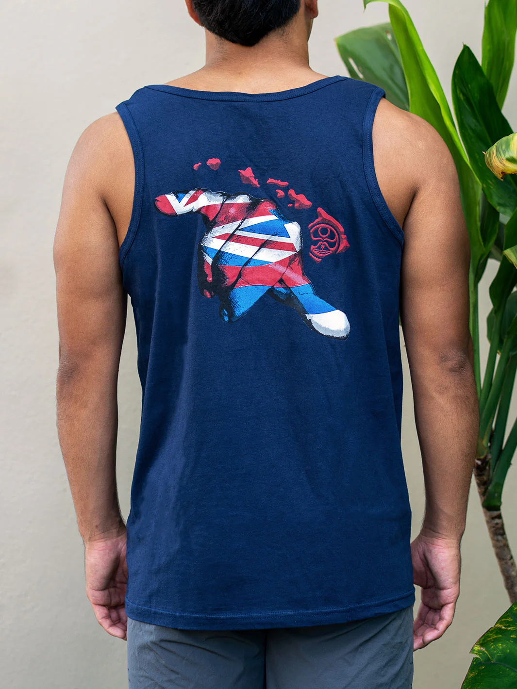 HIC SHAKA CHAIN TANK TOP - NAVY