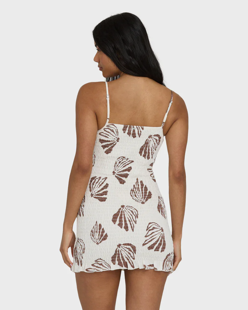 BILLABONG SO BRIGHT MINI DRESS - SALT CRYSTAL (SCS1) - Image 2