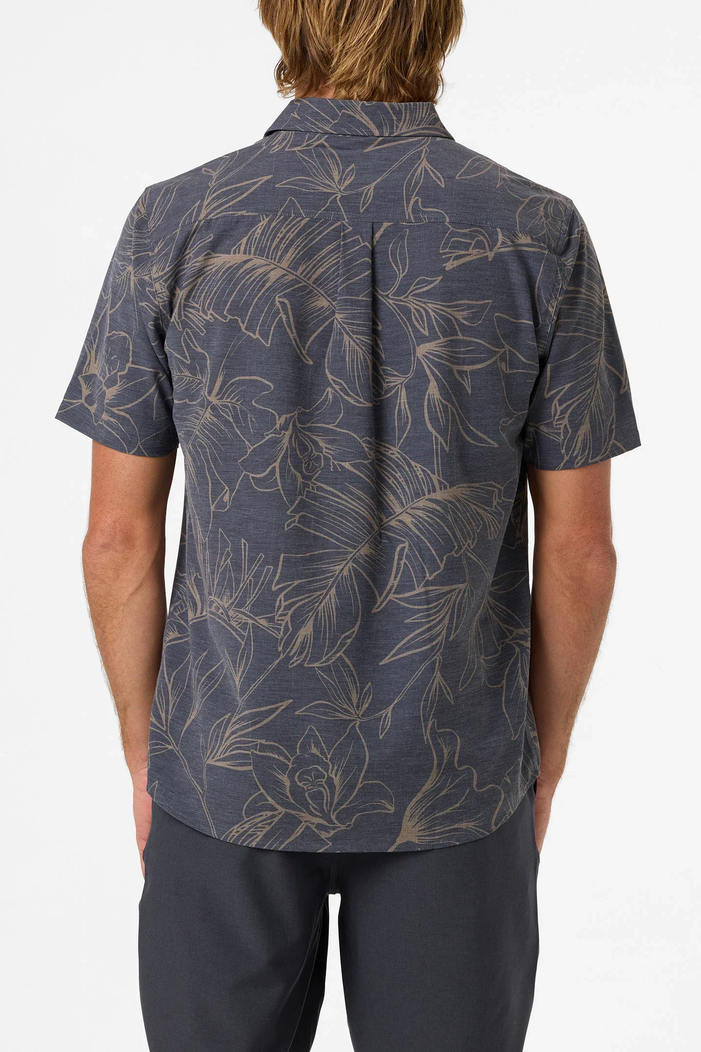O'NEILL TRVLR UPF TRAVERSE HI BUTTON DOWN SHIRT - BLACK - Image 3