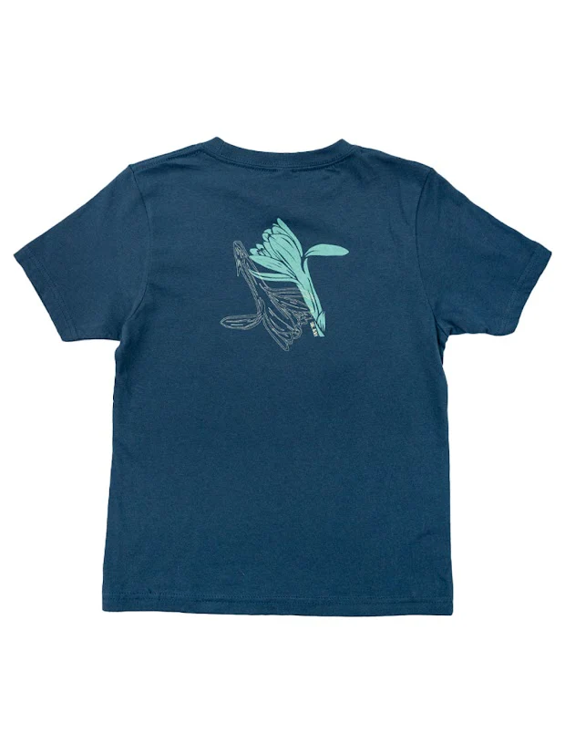 HIC TUBEROSE BOYFRIEND WOMENS TEE - VINTAGE NAVY