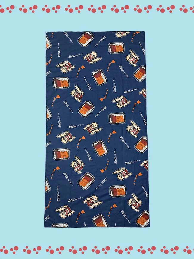 HIC X ZIPPY'S MOKI MAN TOWEL - NAVY - Image 3